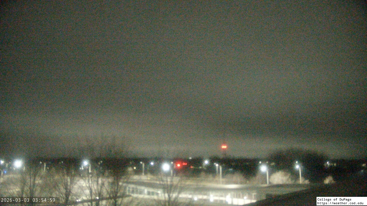 Thumbnail for current weather camera view from College of DuPage in Glen Ellyn, Illinois