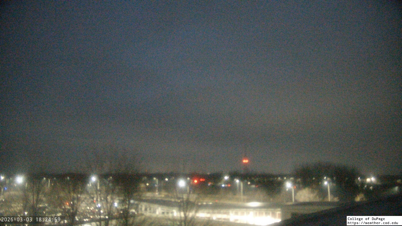 Thumbnail for current weather camera view from College of DuPage in Glen Ellyn, Illinois