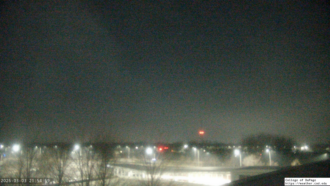 Thumbnail for current weather camera view from College of DuPage in Glen Ellyn, Illinois