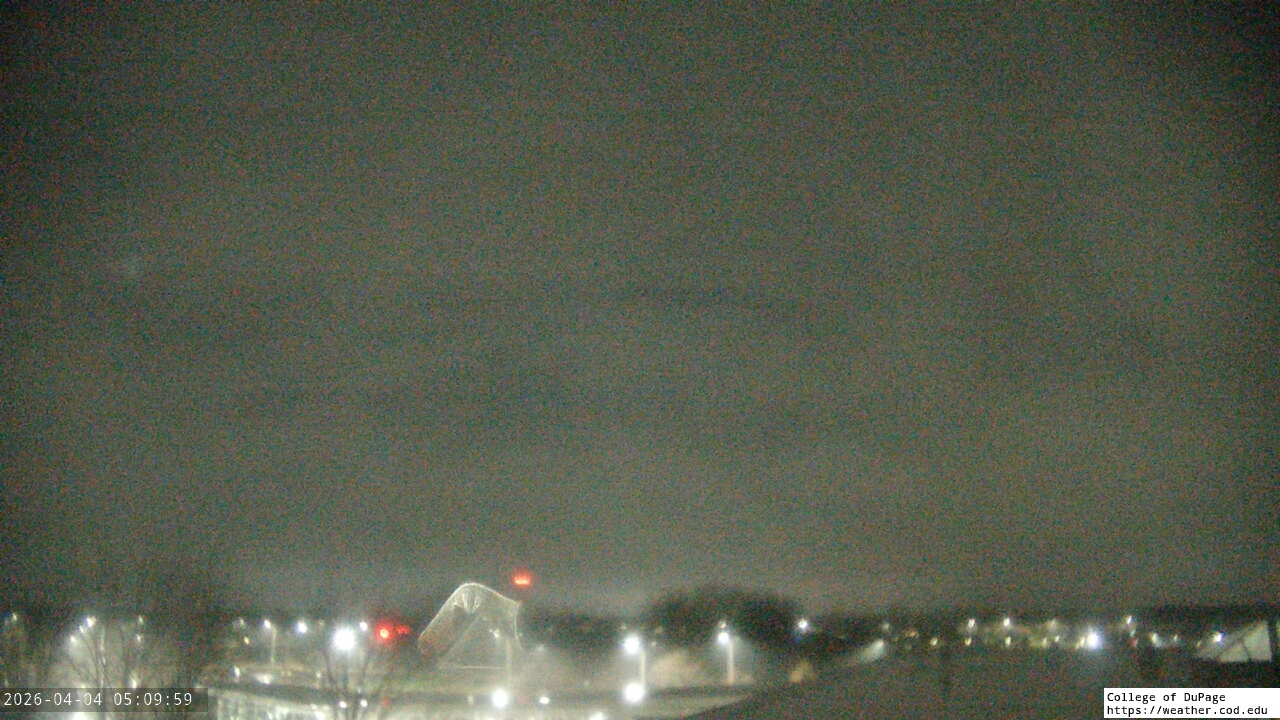 Thumbnail for current weather camera view from College of DuPage in Glen Ellyn, Illinois