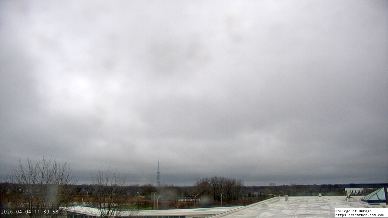 Thumbnail for current weather camera view from College of DuPage in Glen Ellyn, Illinois