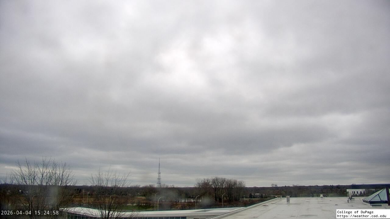 Thumbnail for current weather camera view from College of DuPage in Glen Ellyn, Illinois