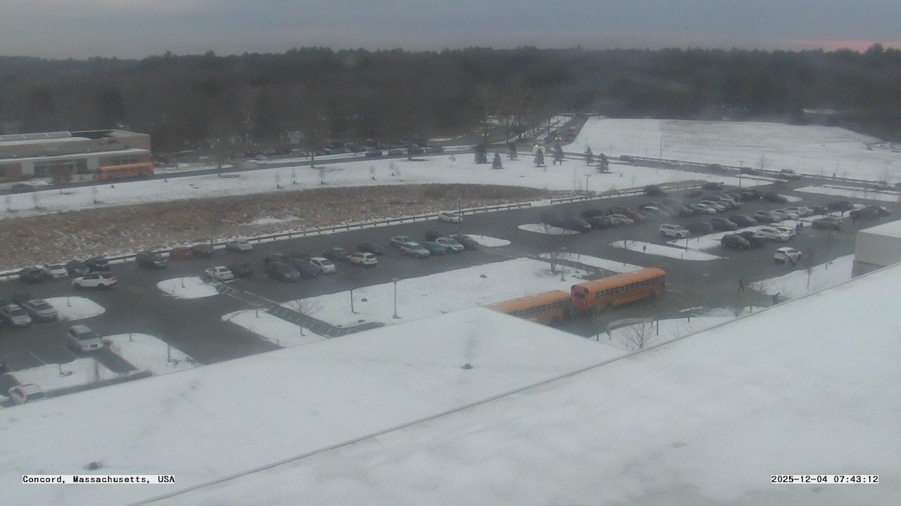 Thumbnail for current weather camera view from Concord-Carlisle HS in Concord, Massachusetts