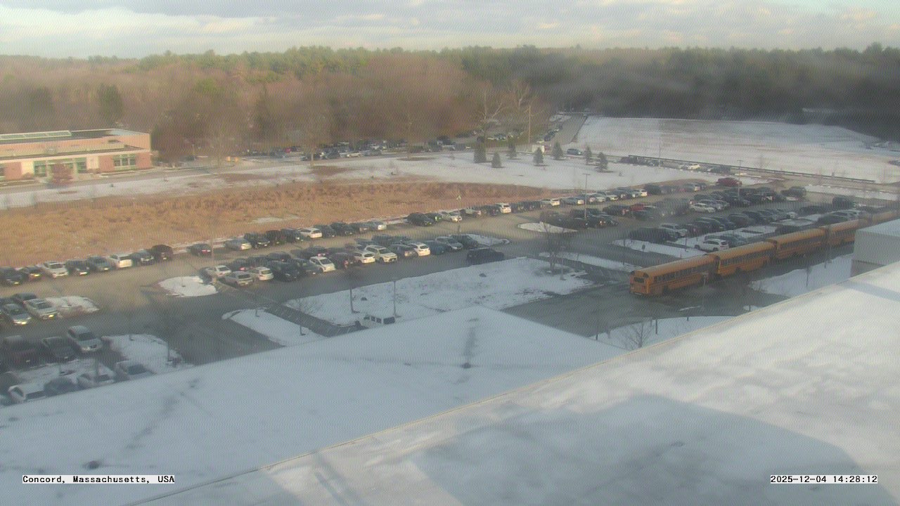 Thumbnail for current weather camera view from Concord-Carlisle HS in Concord, Massachusetts