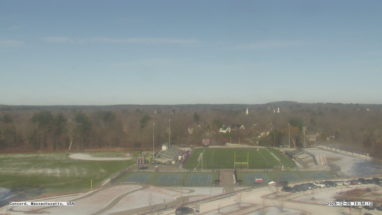 Thumbnail for current weather camera view from Concord-Carlisle HS in Concord, Massachusetts