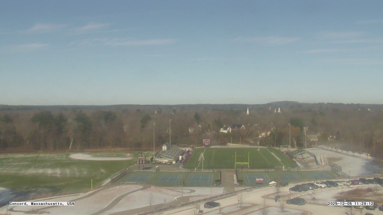 Thumbnail for current weather camera view from Concord-Carlisle HS in Concord, Massachusetts