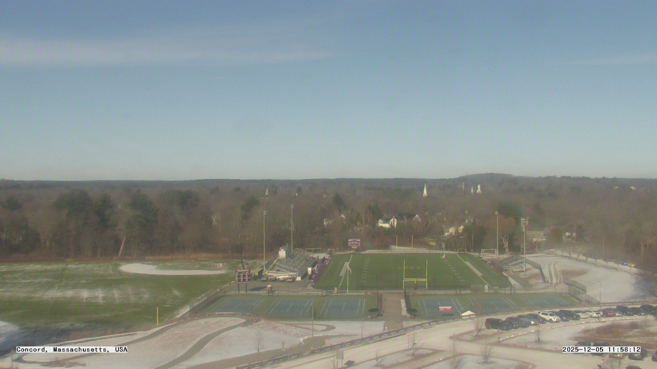 Thumbnail for current weather camera view from Concord-Carlisle HS in Concord, Massachusetts