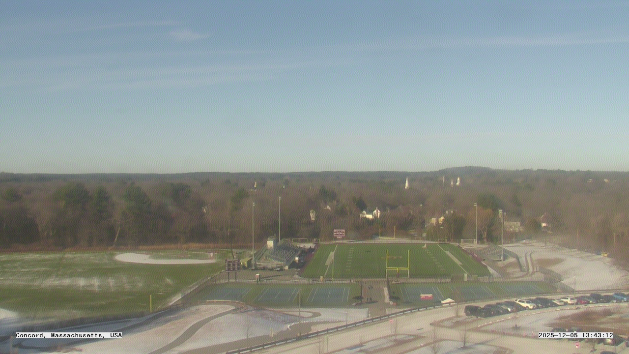 Thumbnail for current weather camera view from Concord-Carlisle HS in Concord, Massachusetts