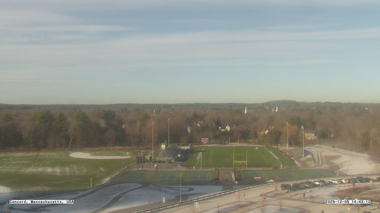 Thumbnail for current weather camera view from Concord-Carlisle HS in Concord, Massachusetts