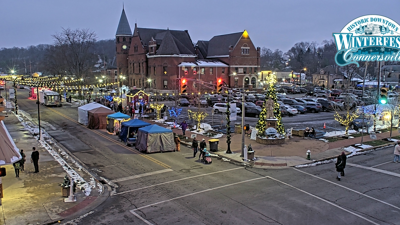 Thumbnail for current weather camera view from City of Connersville in Connersville, Indiana