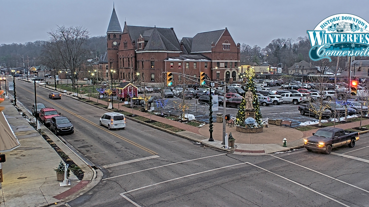 Thumbnail for current weather camera view from City of Connersville in Connersville, Indiana