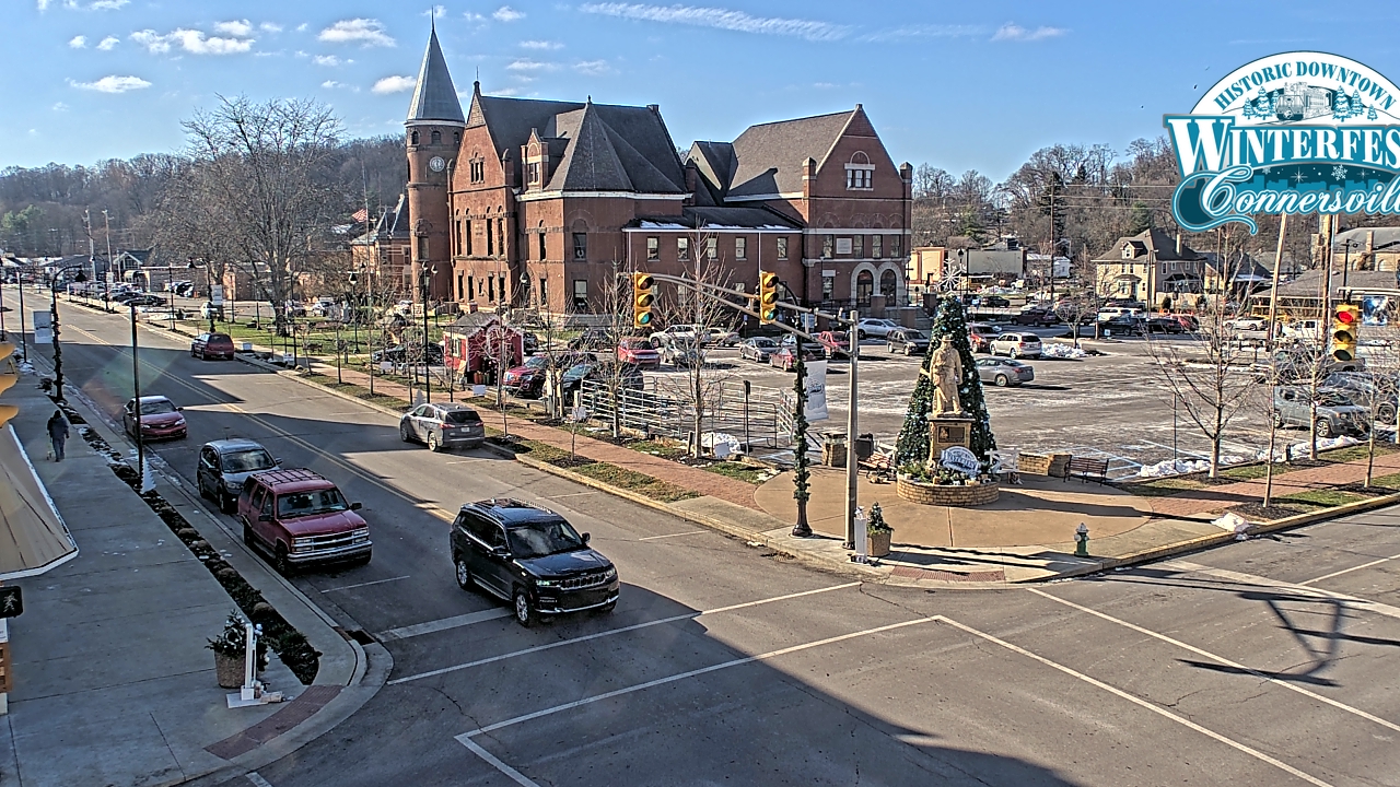 Thumbnail for current weather camera view from City of Connersville in Connersville, Indiana