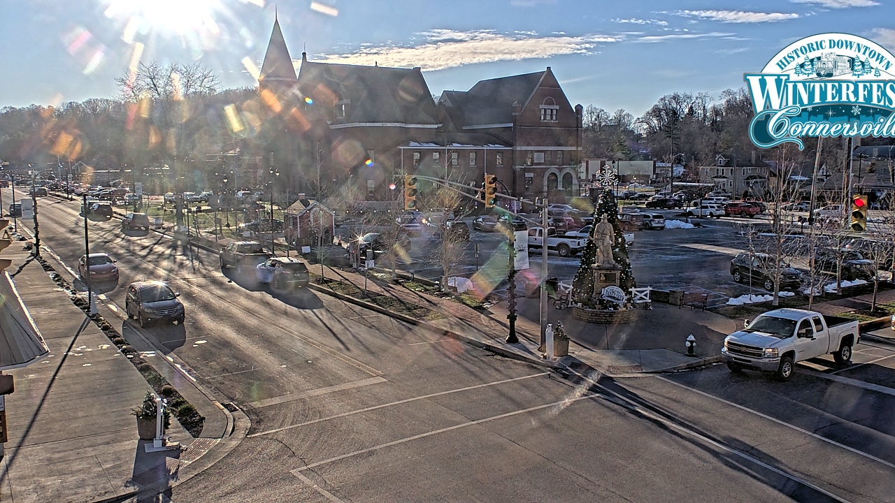 Thumbnail for current weather camera view from City of Connersville in Connersville, Indiana