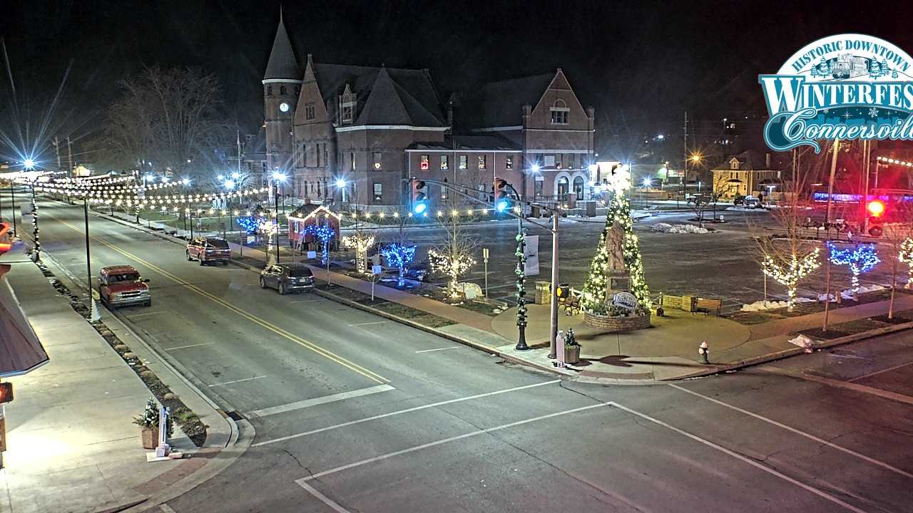Thumbnail for current weather camera view from City of Connersville in Connersville, Indiana