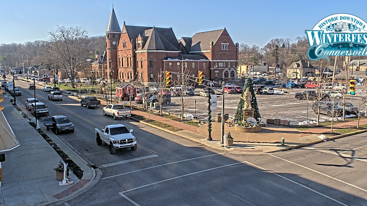 Thumbnail for current weather camera view from City of Connersville in Connersville, Indiana