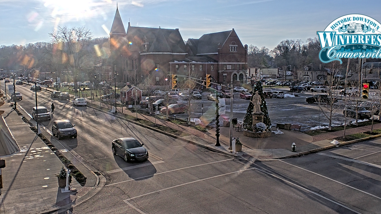 Thumbnail for current weather camera view from City of Connersville in Connersville, Indiana