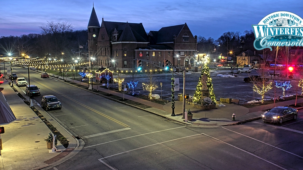 Thumbnail for current weather camera view from City of Connersville in Connersville, Indiana