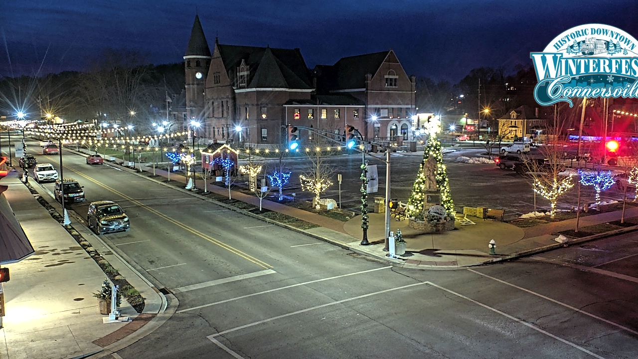 Thumbnail for current weather camera view from City of Connersville in Connersville, Indiana