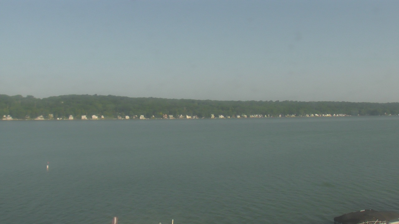 Thumbnail for current weather camera view from Marks Leisure Time Marine in Conesus, New York