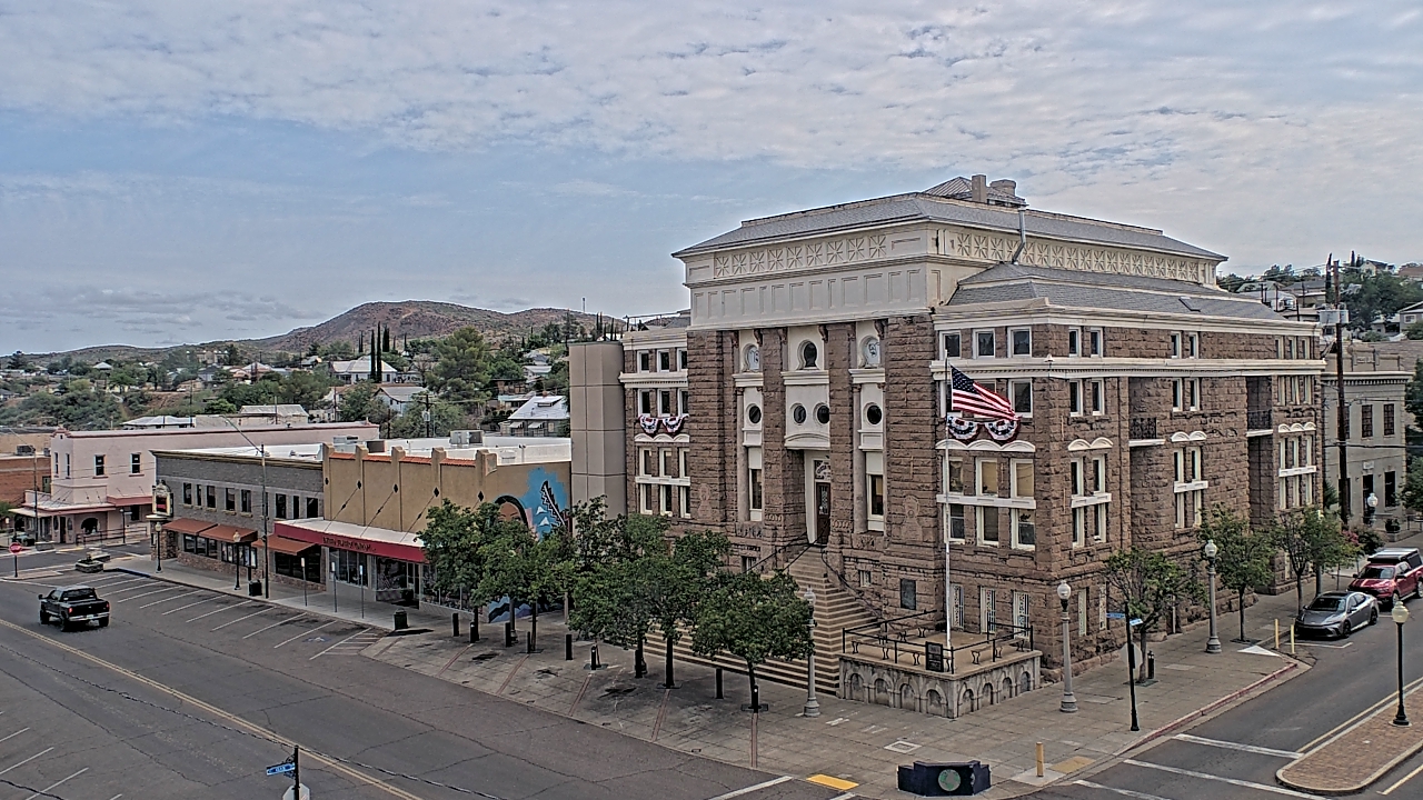 Thumbnail for current weather camera view from Center for the Arts in Globe, Arizona