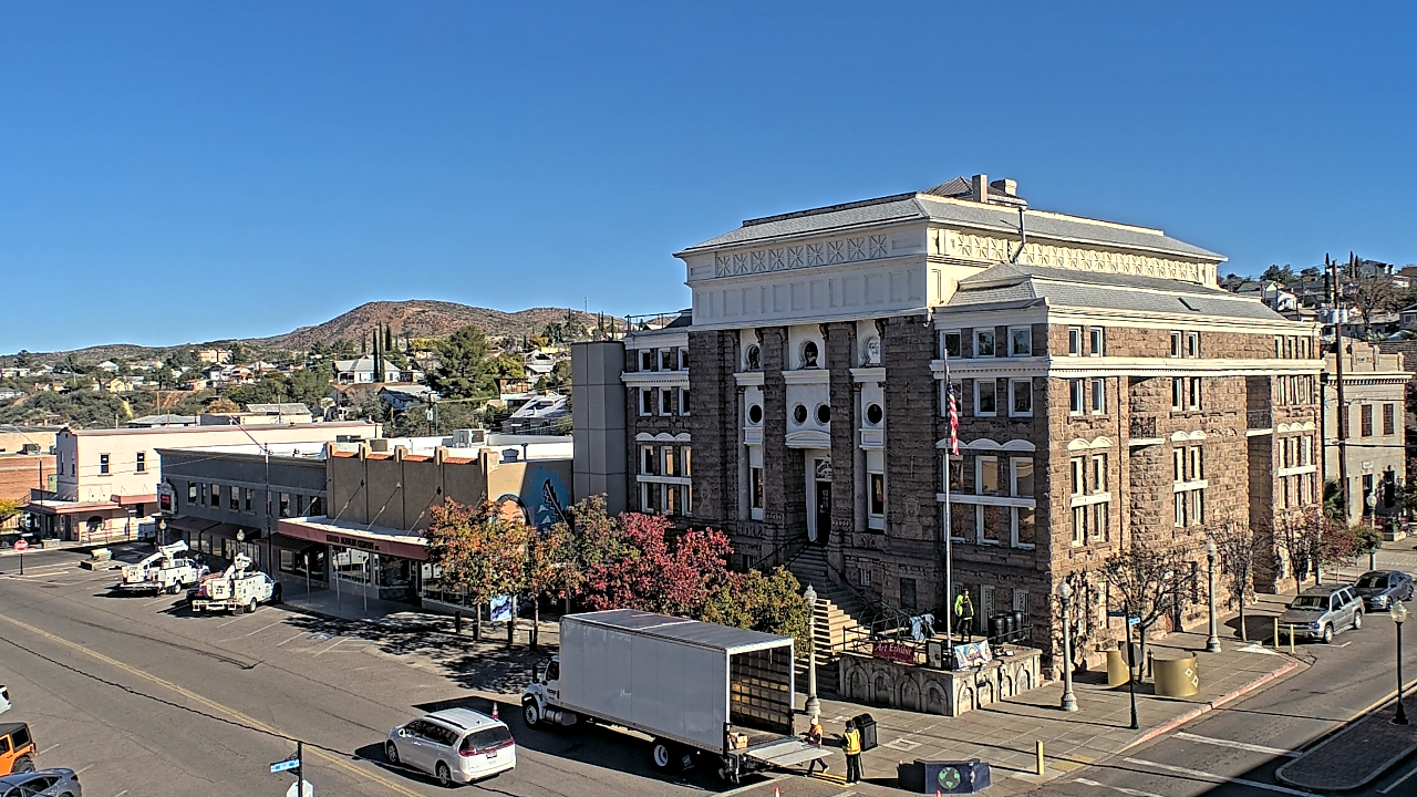 Thumbnail for current weather camera view from Center for the Arts in Globe, Arizona