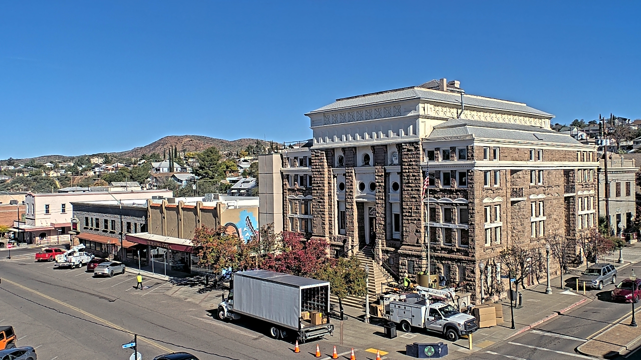 Thumbnail for current weather camera view from Center for the Arts in Globe, Arizona