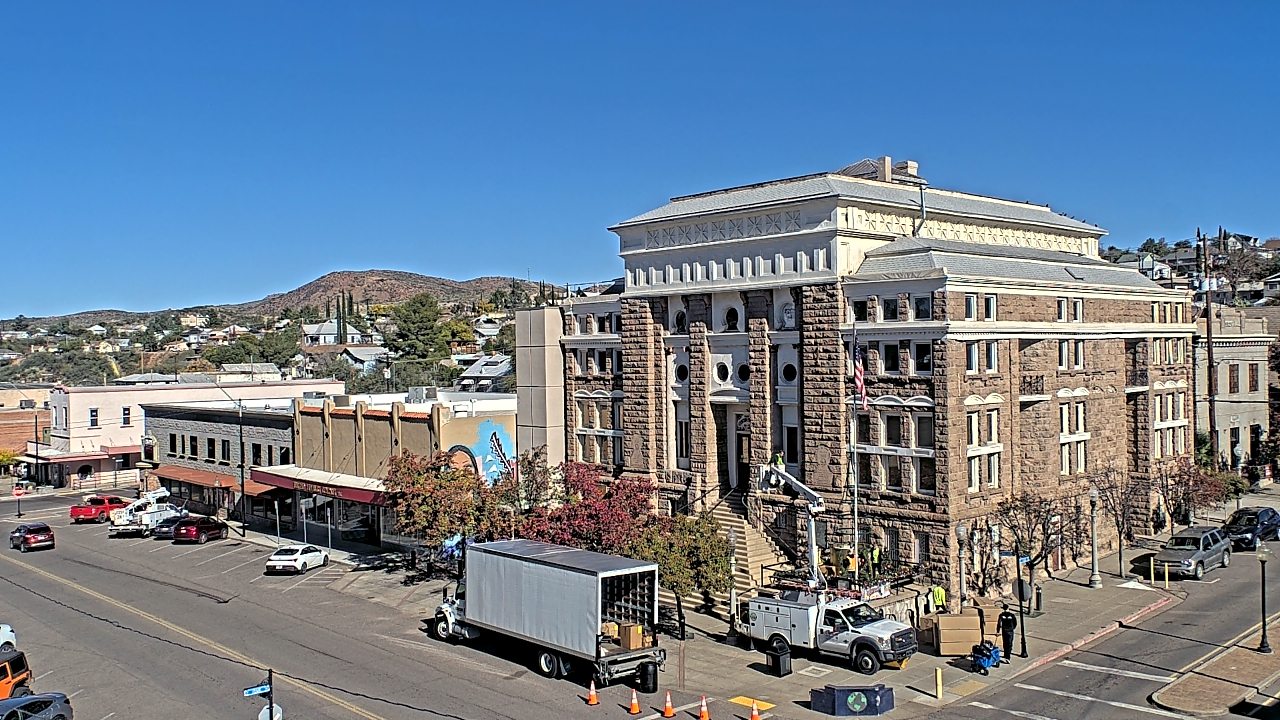 Thumbnail for current weather camera view from Center for the Arts in Globe, Arizona