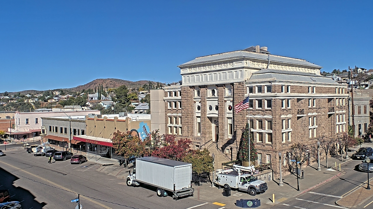 Thumbnail for current weather camera view from Center for the Arts in Globe, Arizona