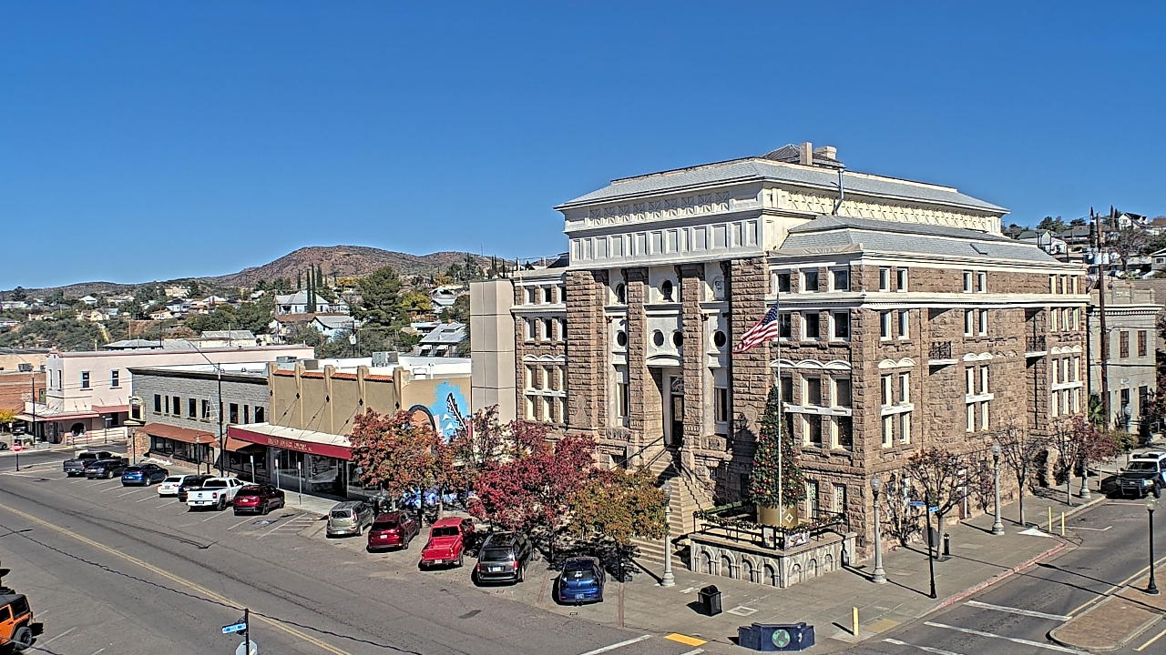 Thumbnail for current weather camera view from Center for the Arts in Globe, Arizona