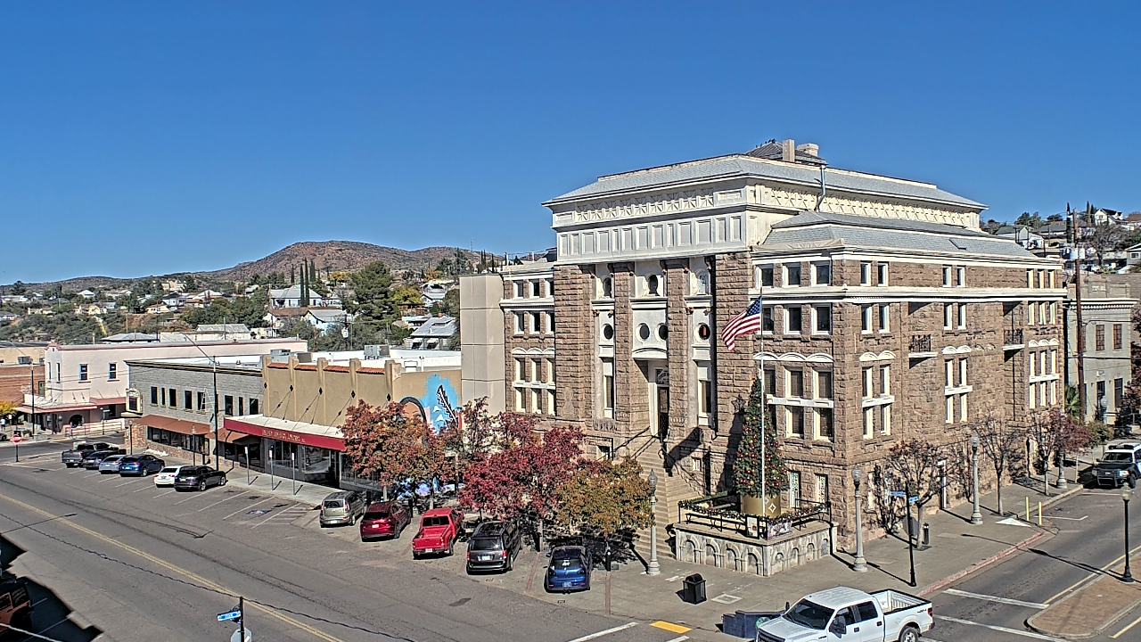 Thumbnail for current weather camera view from Center for the Arts in Globe, Arizona