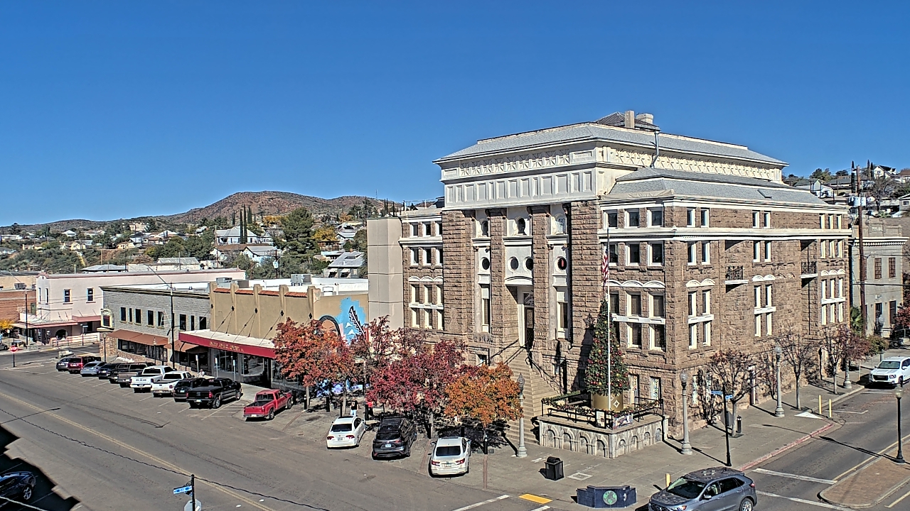 Thumbnail for current weather camera view from Center for the Arts in Globe, Arizona