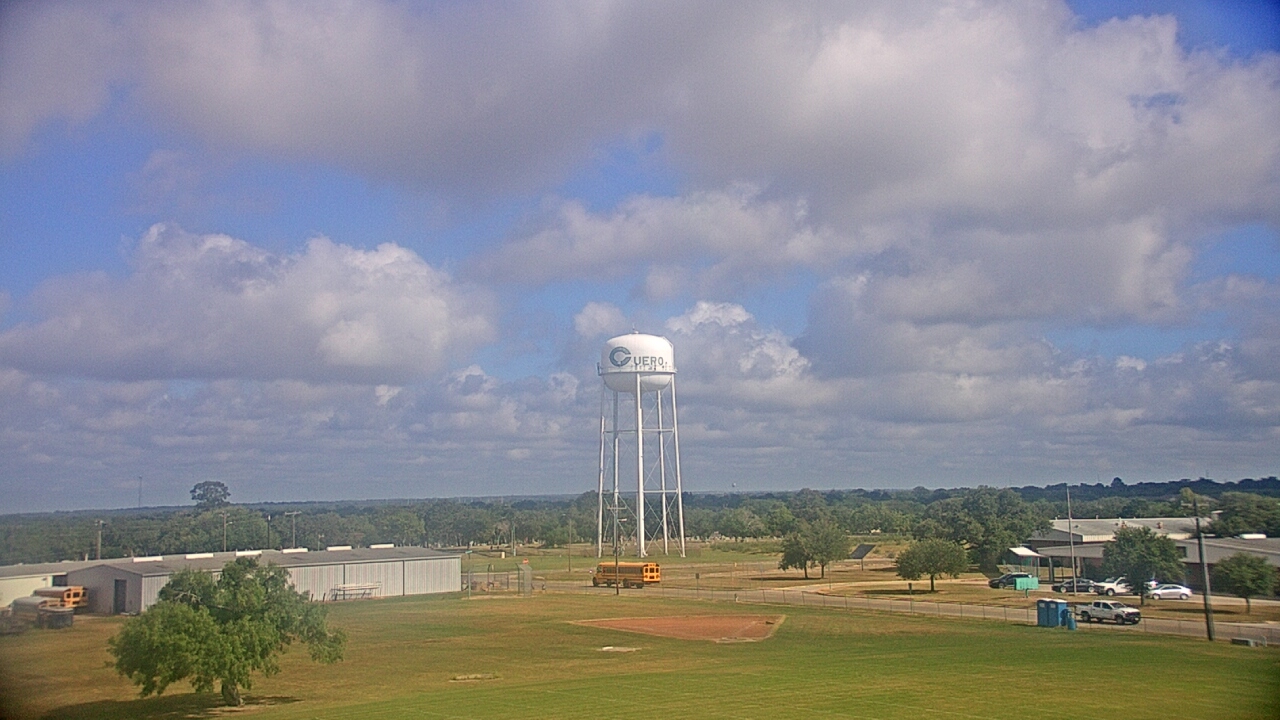 Thumbnail for current weather camera view from Cuero ISD in Cuero, Texas