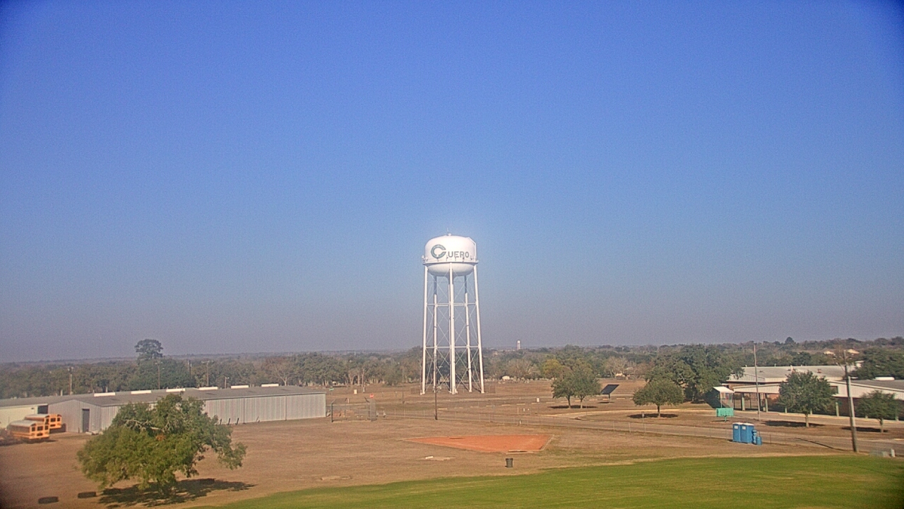 Thumbnail for current weather camera view from Cuero ISD in Cuero, Texas