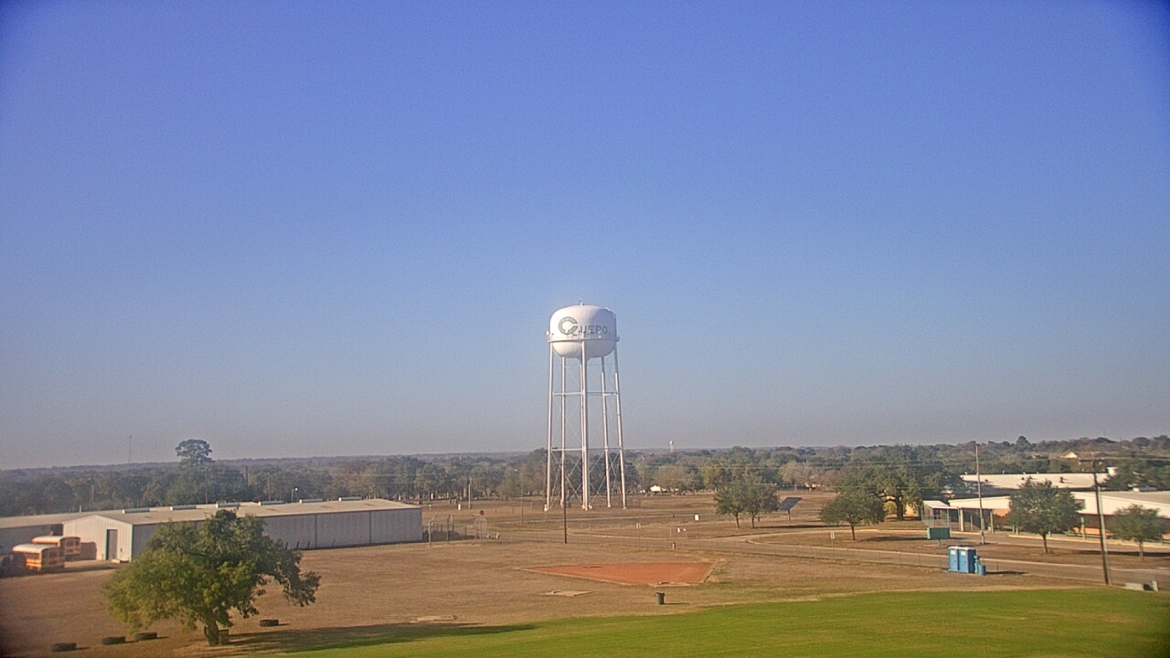 Thumbnail for current weather camera view from Cuero ISD in Cuero, Texas
