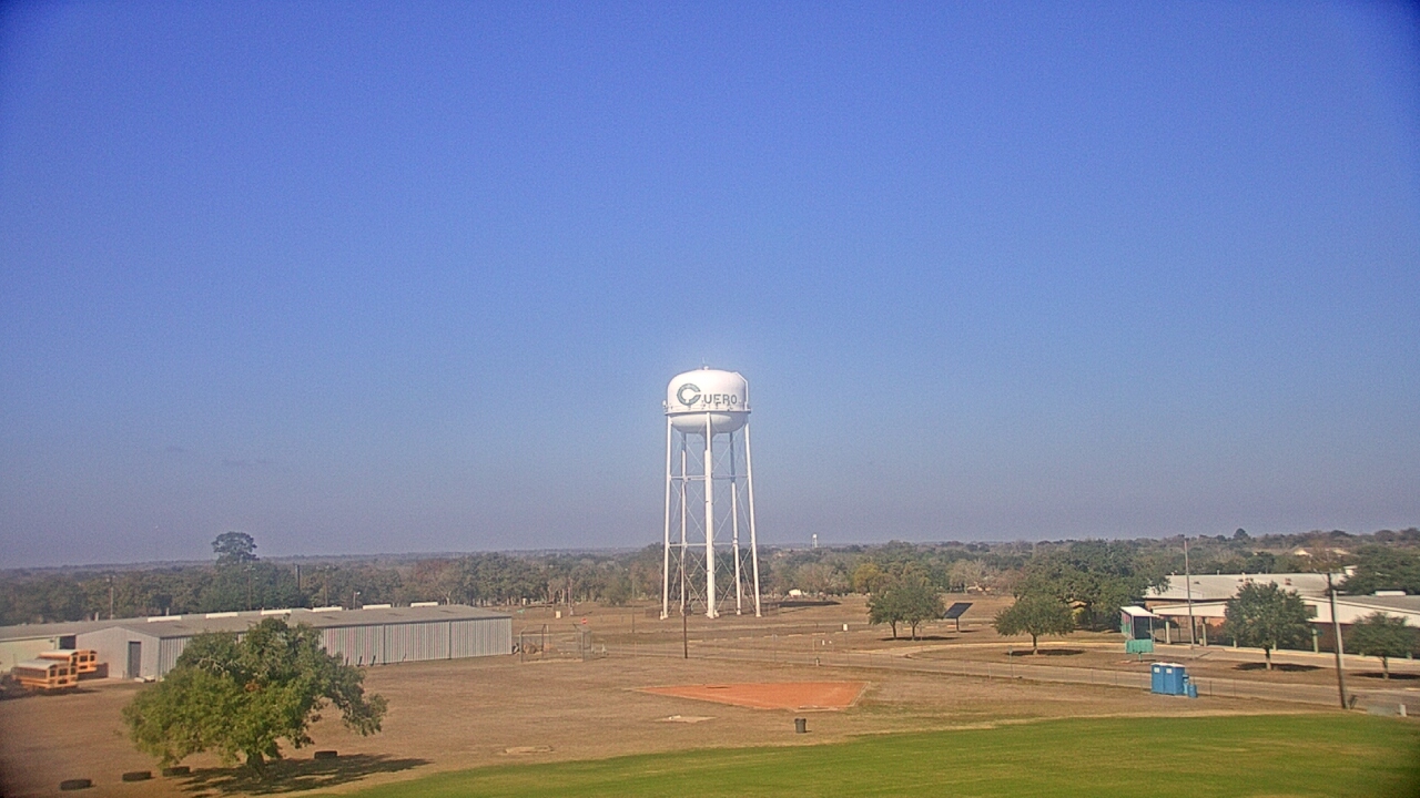 Thumbnail for current weather camera view from Cuero ISD in Cuero, Texas