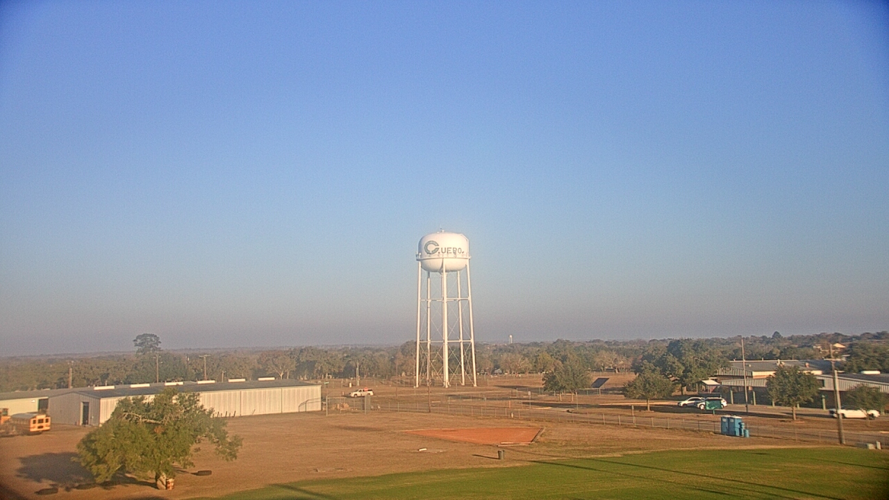 Thumbnail for current weather camera view from Cuero ISD in Cuero, Texas