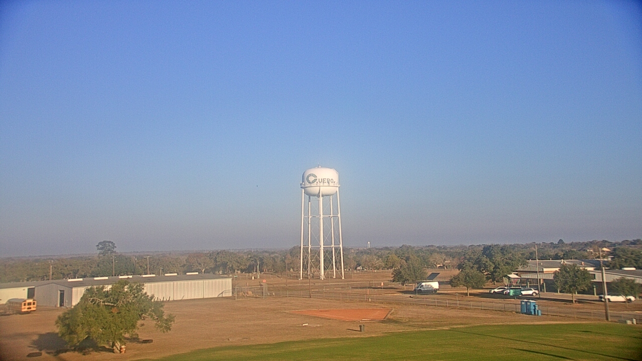 Thumbnail for current weather camera view from Cuero ISD in Cuero, Texas