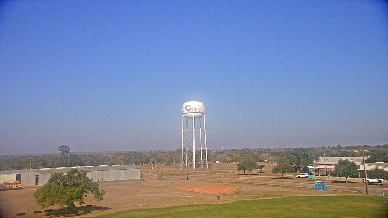 Thumbnail for current weather camera view from Cuero ISD in Cuero, Texas