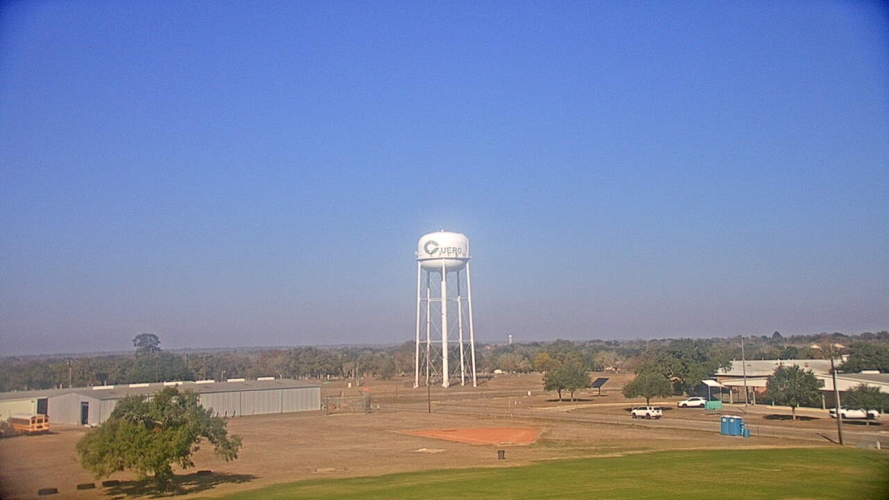 Thumbnail for current weather camera view from Cuero ISD in Cuero, Texas