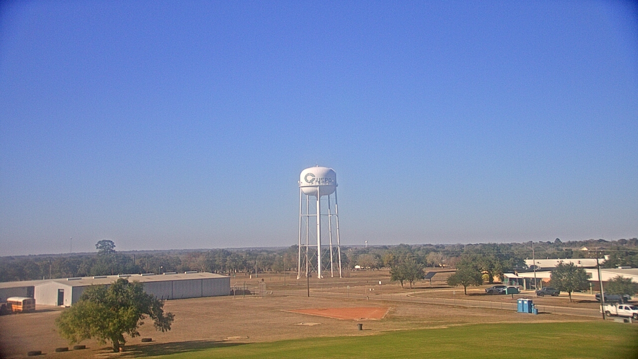 Thumbnail for current weather camera view from Cuero ISD in Cuero, Texas