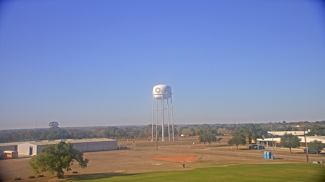 Thumbnail for current weather camera view from Cuero ISD in Cuero, Texas