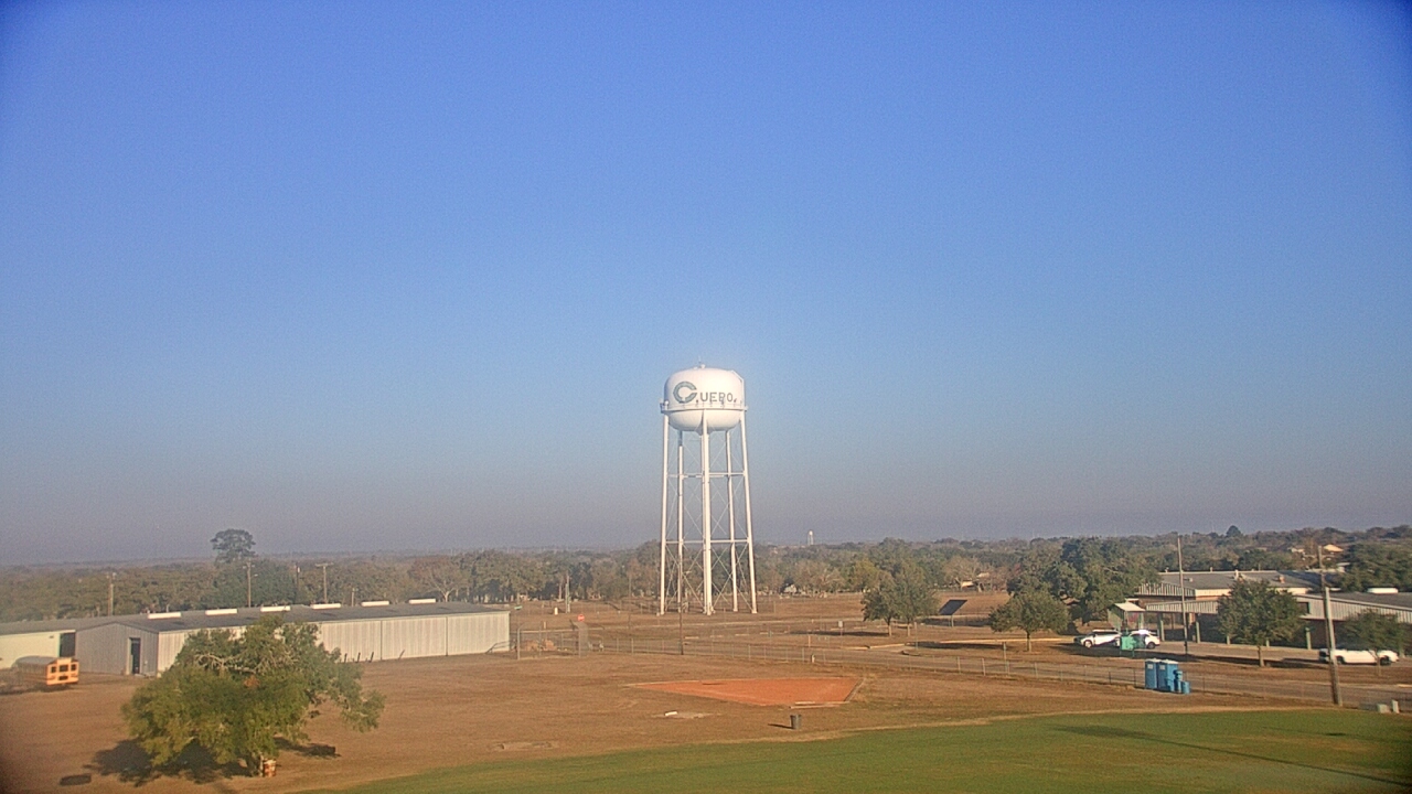 Thumbnail for current weather camera view from Cuero ISD in Cuero, Texas