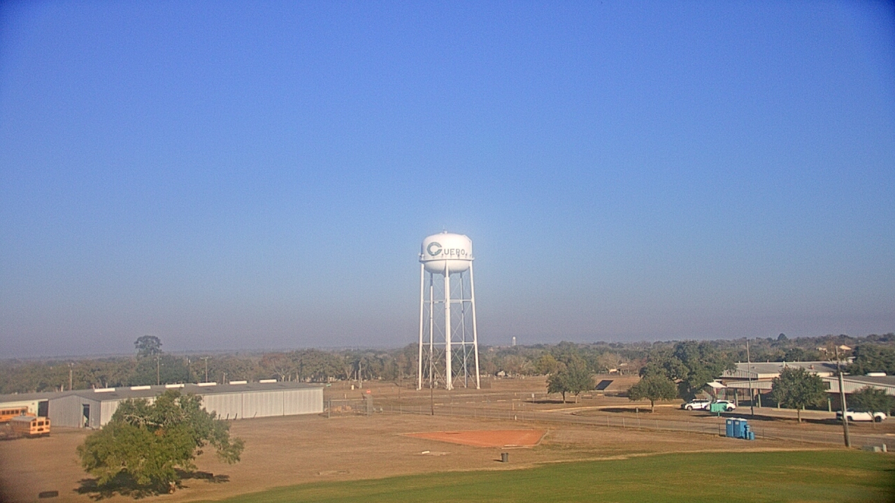 Thumbnail for current weather camera view from Cuero ISD in Cuero, Texas
