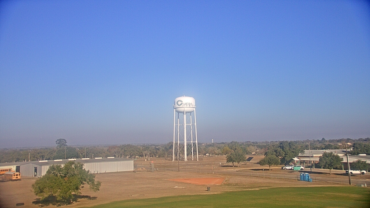 Thumbnail for current weather camera view from Cuero ISD in Cuero, Texas