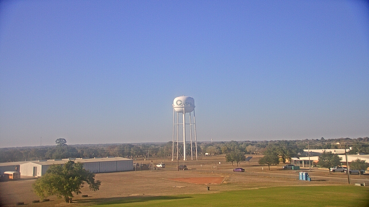 Thumbnail for current weather camera view from Cuero ISD in Cuero, Texas