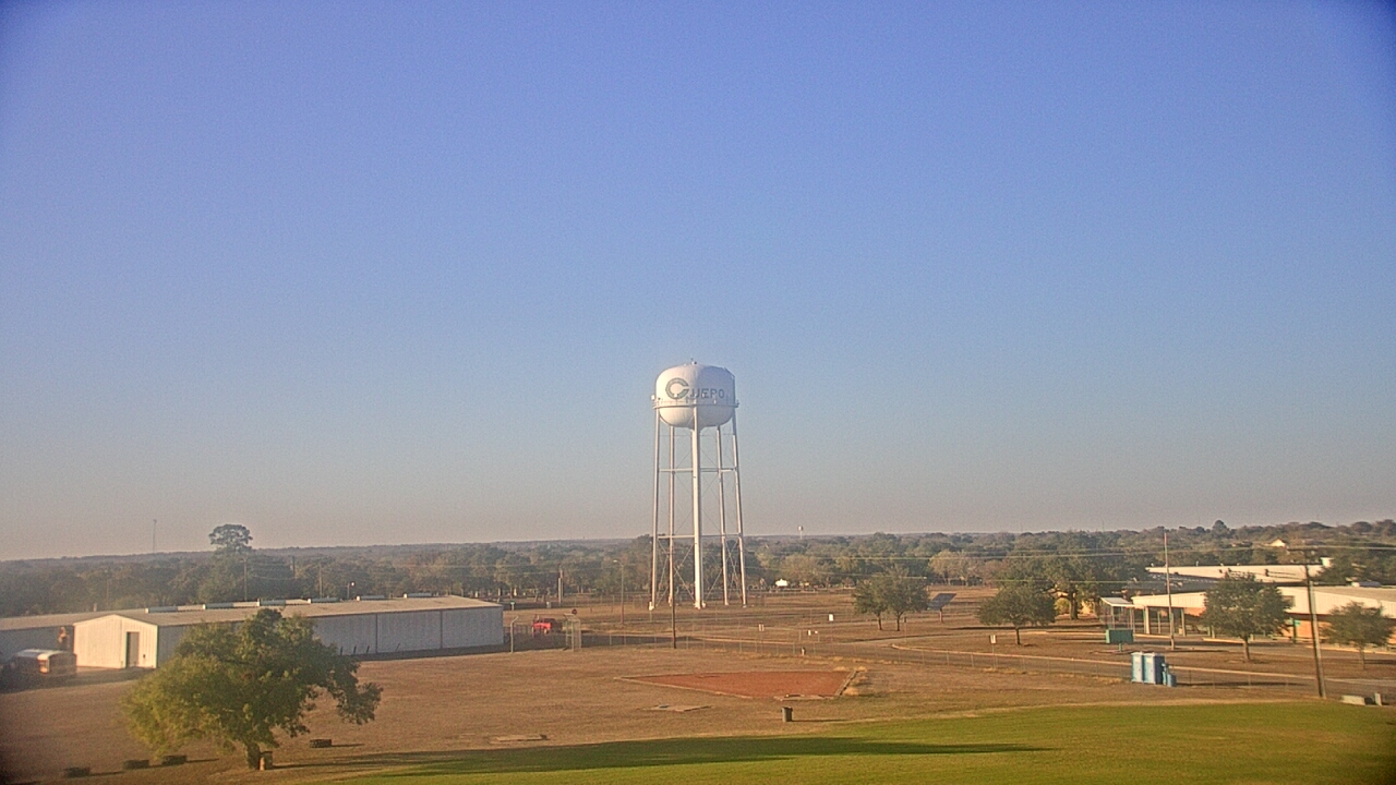 Thumbnail for current weather camera view from Cuero ISD in Cuero, Texas