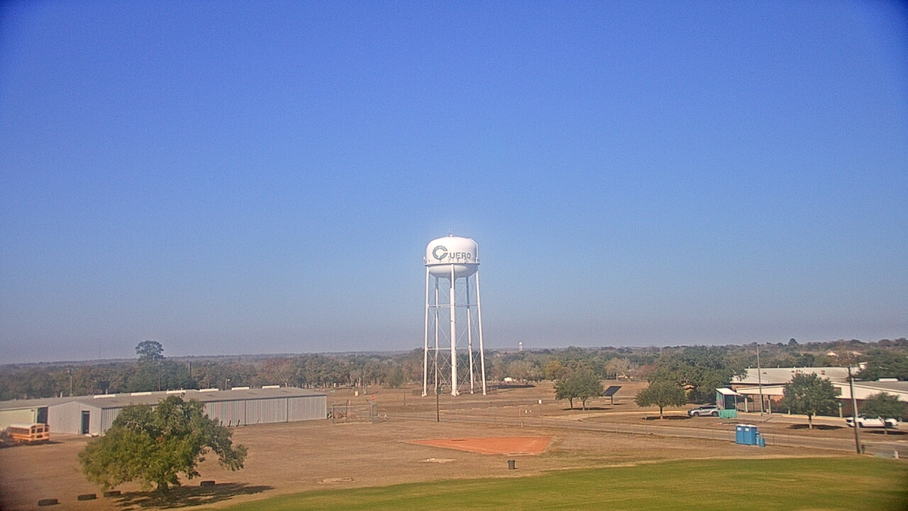 Thumbnail for current weather camera view from Cuero ISD in Cuero, Texas