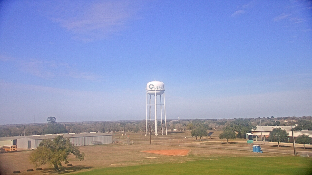 Thumbnail for current weather camera view from Cuero ISD in Cuero, Texas