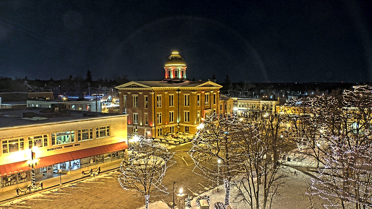 Thumbnail for current weather camera view from City of Woodstock in Woodstock, Illinois