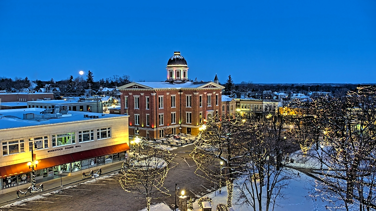 Thumbnail for current weather camera view from City of Woodstock in Woodstock, Illinois